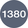1380 Lumens